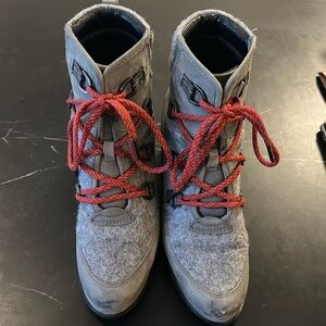 Sorel Suede Lace Up Boots